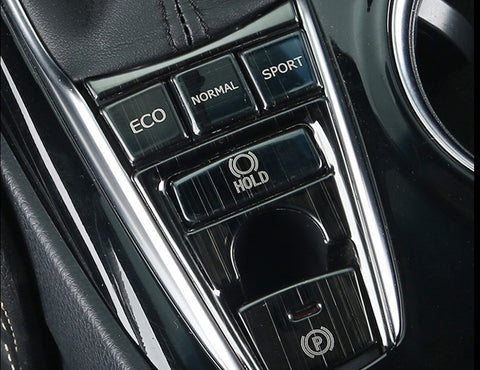 Black Interior Gear Shift Panel Button Cover Decor Trims 8pcs for Toyota Camry 2018 2019 2020