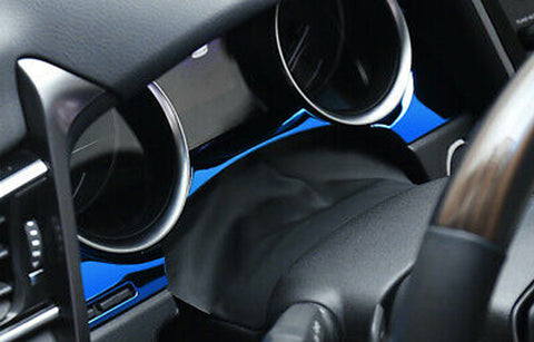 Blue Interior Dash Dashboard Meter Panel Frame Cover Molding Trims 3pcs for Toyota Camry 2018-2024