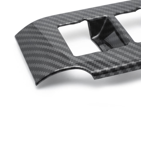 Carbon Fiber ABS Window Switch Decoration Decal Frame Cover Panel Trim Door Handle Armrest Trim 4PCS For Honda Accord 2018 2019 2020