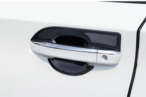 4pcs Exterior Door Bowl Handle Cover, Carbon Fiber Style Door Bowl Handle Trim for Honda Accord 10th 2018-2022