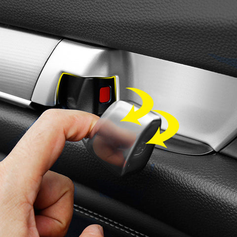 Chrome Matte Car Door Interior Door Handle Bowl Decor Cover Molding Trims 4pcs set for Honda Accord 10th 2018 2019 2020