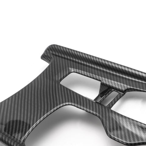 ABS Carbon Fiber Gear Interior Gear Shift Box Water Cup Holder Panel Cover Trim Fit for Honda Accord 10th Gen 2018 2019 2020