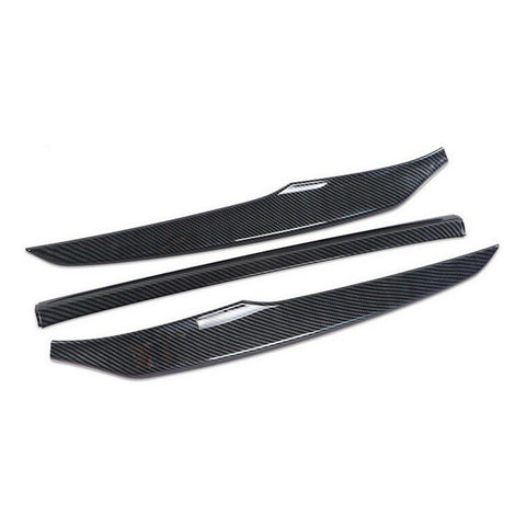 Front Bumper Lip Protector Carbon Fiber Pattern Decor Cover Trim For Honda Accord 2018 2019 2020 10th Generation Only Sedan