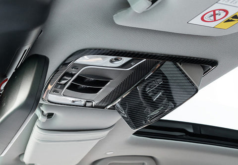 Carbon Fiber Style Car Front Reading Light Lamp Trim Cover Fit for Honda Accord 2018 2019 2020