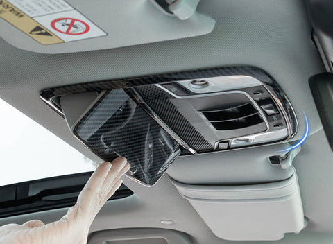 Carbon Fiber Style Car Front Reading Light Lamp Trim Cover Fit for Honda Accord 2018 2019 2020