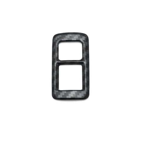 Carbon Fiber Pattern Interior Console Control Function Button Trim Cover for Honda Accord 2018 2019