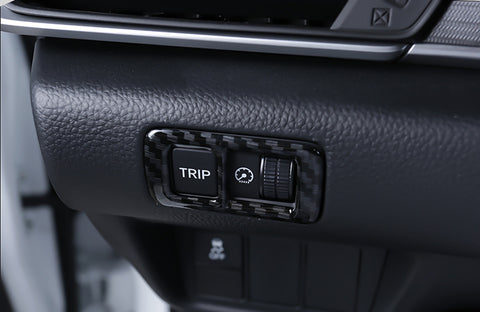 Carbon Fiber Look Steering Wheel Gear Shift AC Vent Cover Trim For Accord 18-22