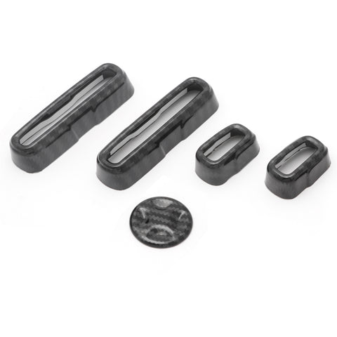 Carbon Fiber Style Car Seat Adjust Handle Button Cover Trim Fit for Honda Accord 2018 2019 2020