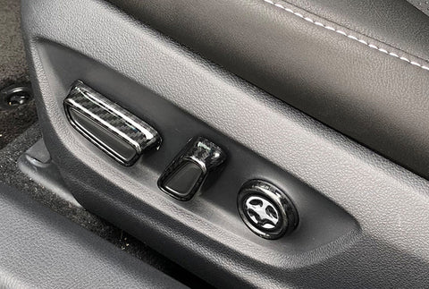 Carbon Fiber Style Car Seat Adjust Handle Button Cover Trim Fit for Honda Accord 2018 2019 2020