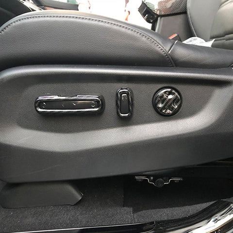 Carbon Fiber Style Console Function Button Armrest Box Trim For Accord 2018-22