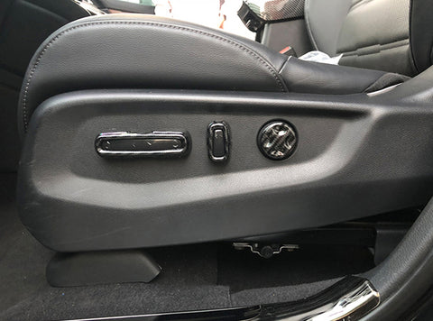 Carbon Fiber Style Car Seat Adjust Handle Button Cover Trim Fit for Honda Accord 2018 2019 2020