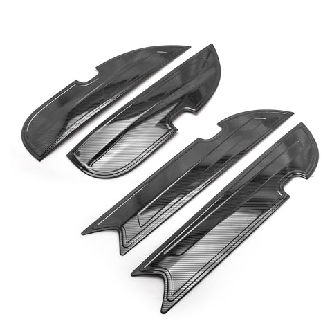 Interior Door Anti-Kick Panel Cover Trim Stainless Steel For Honda Accord 2018-2020, 4PCS(Carbon Fiber Texture)