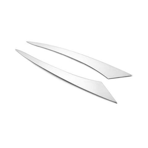 Chrome Stainless Steel Headlight Cover Eyelid Molding Trim for Honda Accord Sedan 10th 2018 2019 2020