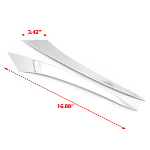 Chrome Stainless Steel Headlight Cover Eyelid Molding Trim for Honda Accord Sedan 10th 2018 2019 2020