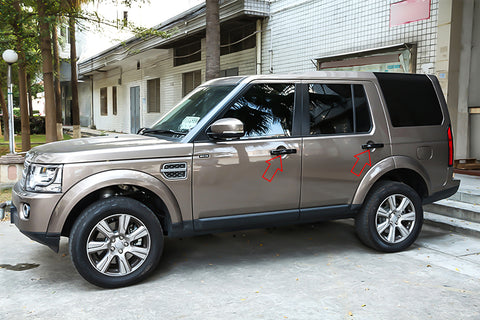 Glossy Black Door Handle Cover Bezel Protective Trim For Land Rover Range Rover L322