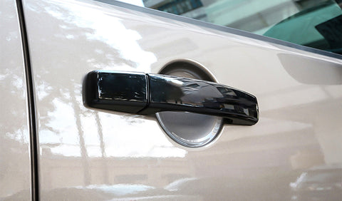 Glossy Black Door Handle Cover Bezel Protective Trim For Land Rover Range Rover L322