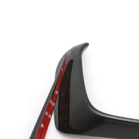 Gloss Black Car Front Bumper Side Vent Splitter Vent Flaps Lip Fog Light Eyelid Eyebrow Trim Fit for VW Jetta MK7 2019