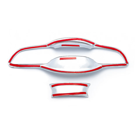 Chrome Exterior Side Door Handle Bowl Cup Cover Trim Decor 8pcs For Honda Civic 10th Gen Sedan 2016 2017 2018 2019 2020