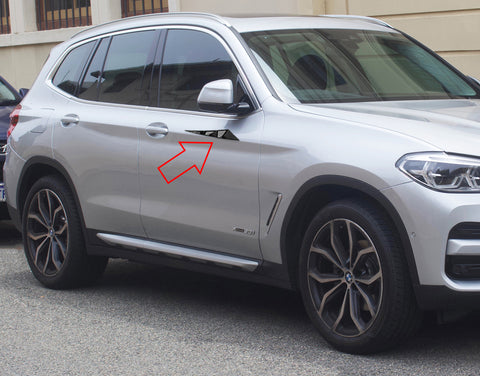 Sport Racing Auto Side Air Flow Vent Fender Hole Cover Decor Trim Universal