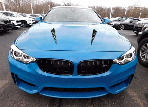 Sport Racing Auto Side Air Flow Vent Fender Hole Cover Decor Trim Universal