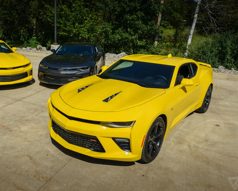 Sport Racing Auto Side Air Flow Vent Fender Hole Cover Decor Trim Universal