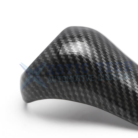 Carbon Fiber Pattern Gear Shift Knob Cover Trim for Mercedes Benz C/A/E/G Class CLS Class, 1 pc