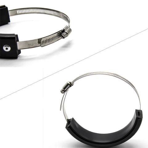 Motorcycle Oval Exhaust Protector Can Cover For Universal 100mm-160mm Motorbike