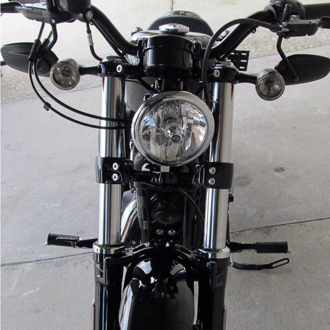 2x Smoked Turn Signal Light Lens Covers Fits For Harley Davidson Electra Glide