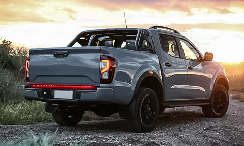 48" 5-Functions Triple Rows LED Tailgate Strip Light Bar - Sequential Turn Signal/Brake Light Strip/Running/Reverse/Double Flash Compatible With Trucks SUV Trailer Pickup etc, No Drill Install