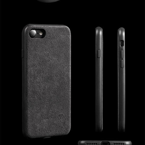 Luxury Super Slim Leather Alcantara Suede Durable Protective Cover Case for iPhone X / 7 / 8 / 7 plus / 8 plus/ Xs/ Xs MAX/ XR (2017 2018)