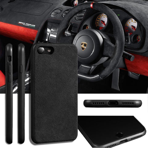 Luxury Super Slim Leather Alcantara Suede Durable Protective Cover Case for iPhone X / 7 / 8 / 7 plus / 8 plus/ Xs/ Xs MAX/ XR (2017 2018)