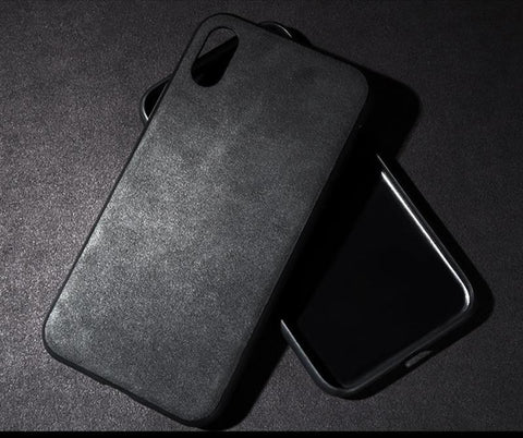 Luxury Super Slim Leather Alcantara Suede Durable Protective Cover Case for iPhone X / 7 / 8 / 7 plus / 8 plus/ Xs/ Xs MAX/ XR (2017 2018)