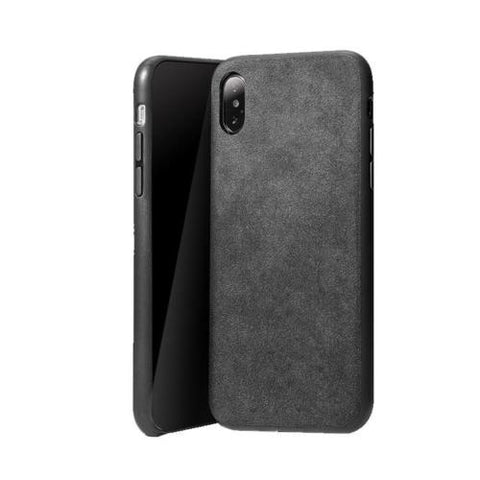 Luxury Super Slim Leather Alcantara Suede Durable Protective Cover Case for iPhone X / 7 / 8 / 7 plus / 8 plus/ Xs/ Xs MAX/ XR (2017 2018)