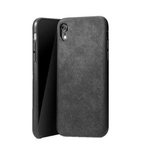 Luxury Super Slim Leather Alcantara Suede Durable Protective Cover Case for iPhone X / 7 / 8 / 7 plus / 8 plus/ Xs/ Xs MAX/ XR (2017 2018)