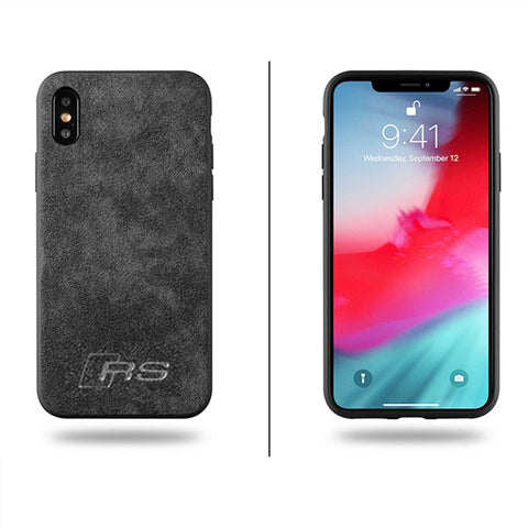 Luxury Super Slim Leather Alcantara Suede Durable Protective Cover Case for iPhone X / 7 / 8 / 7 plus / 8 plus/ Xs/ Xs MAX/ XR (2017 2018)