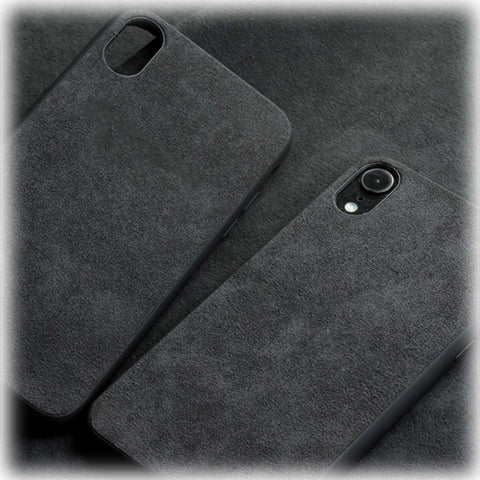 Luxury Super Slim Leather Alcantara Suede Durable Protective Cover Case for iPhone X / 7 / 8 / 7 plus / 8 plus/ Xs/ Xs MAX/ XR (2017 2018)