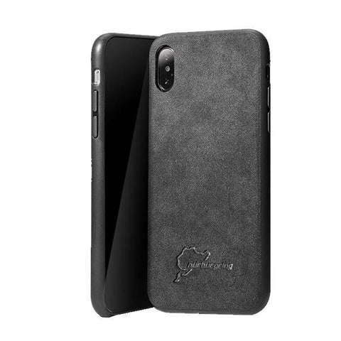 Luxury Super Slim Leather Alcantara Suede Durable Protective Cover Case for iPhone X / 7 / 8 / 7 plus / 8 plus/ Xs/ Xs MAX/ XR (2017 2018)