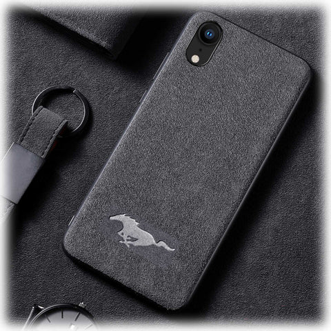 Luxury Super Slim Leather Alcantara Suede Durable Protective Cover Case for iPhone X / 7 / 8 / 7 plus / 8 plus/ Xs/ Xs MAX/ XR (2017 2018)