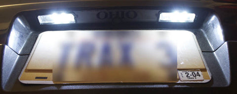 White Can-bus 18 SMD LED License Plate Lights Bulbs for 2012-2016 Tesla Model S