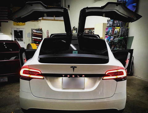 White Can-bus 18 SMD LED License Plate Lights Bulbs for 2012-2016 Tesla Model S