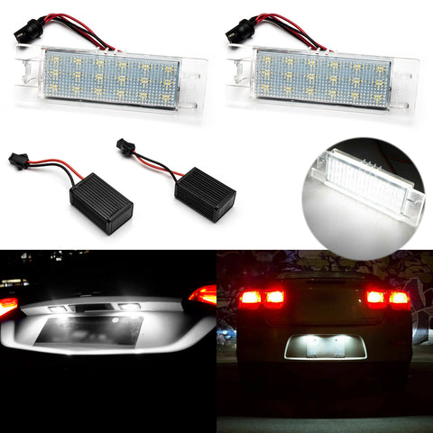 2x Error Free white LED License Plate Light for Chevrolet Camaro Malibu Volt Cruze 2011-up
