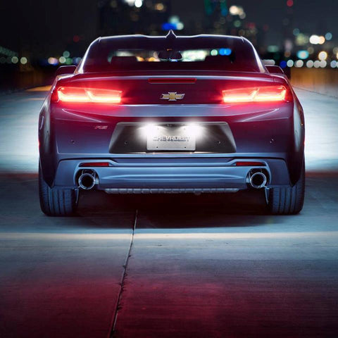 2x Error Free white LED License Plate Light for Chevrolet Camaro Malibu Volt Cruze 2011-up