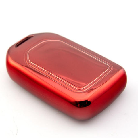 Glossy Red/ Blue/ Black/ Gold/ Silver Soft TPU Case Remote Smart Key Fob Cover Holder for Honda Accord Civic Pilot CRV HRV Odyssey