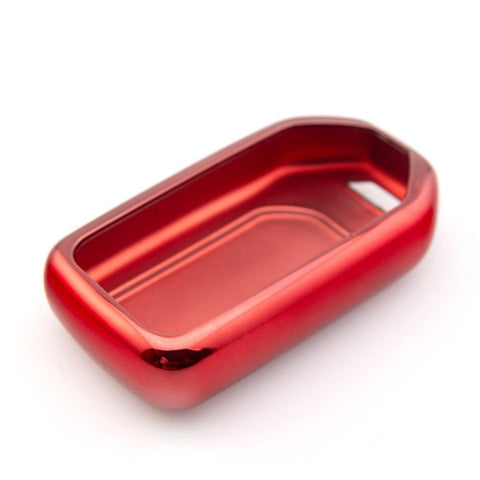 Glossy Red/ Blue/ Black/ Gold/ Silver Soft TPU Case Remote Smart Key Fob Cover Holder for Honda Accord Civic Pilot CRV HRV Odyssey