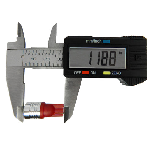 2x Red Back Up Dome Map Side marker Parking Led Projector Lights T10 194 168