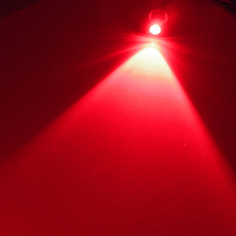 2x Red Back Up Dome Map Side marker Parking Led Projector Lights T10 194 168