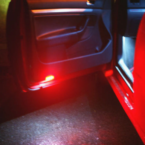 2x Red Back Up Dome Map Side marker Parking Led Projector Lights T10 194 168