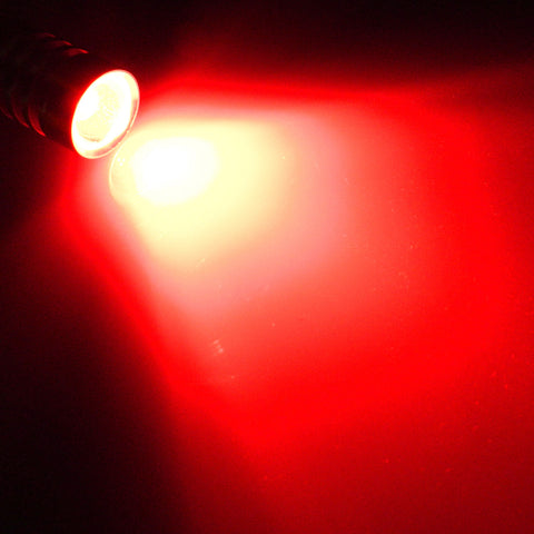 4x 921 912 T10 Projector Lens Red LED Bulbs for Backup Reverse Lights High Power