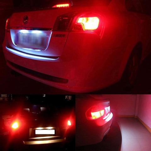 2x High Power Red 3156 3157 12 SMD LED Bulbs for Reverse Backup Lights Lamps