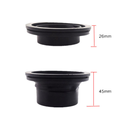 2x 65mm LED HID Headlight Aftermarket Rubber Housing Seal Dust Caps Universal